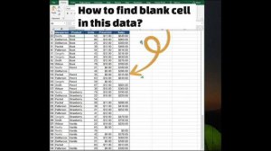 Excel (Filter Function & Blank Cell)