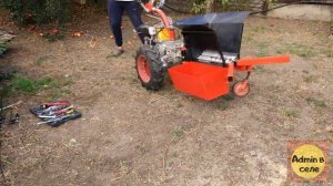 Уборка кукурузы мотоблоком Мотор Сич. Часть 5