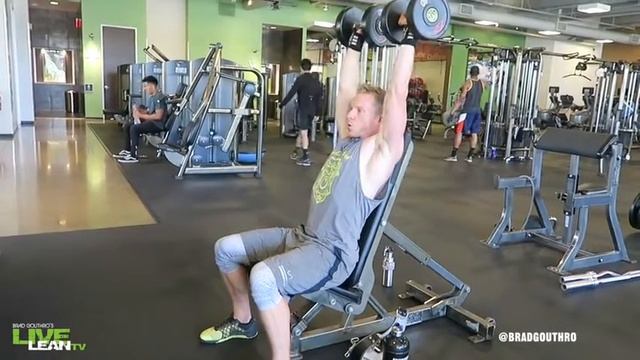 How To Do A SEATED ARNOLD PRESS | Exercise Demonstration Video and Guide смотреть онлайн