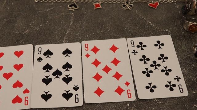 ГАДАНИЕ НА ИГРАЛЬНЫХ КАРТАХ САМОЕ ПОДРОБНОЕ ВИДЕО О КАРТАХ ОДНОГО НОМИНАЛА УРОК№3♣️♠️♥️♦️