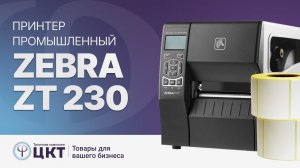 Zebra ZT 230 – принтер промышленного класса