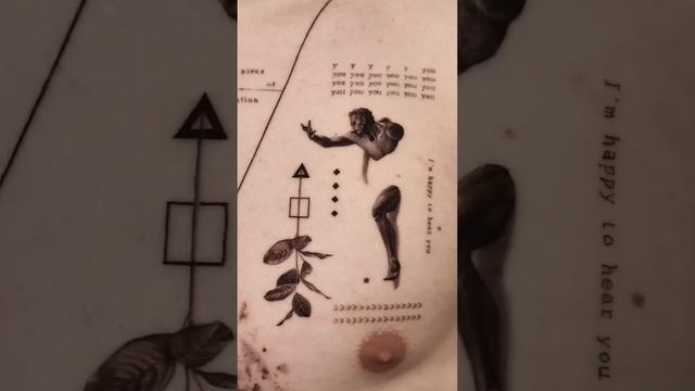Solitude Minimalism Tattoos By andrea pellerone #shortsvideo #tattoo #shortvideo