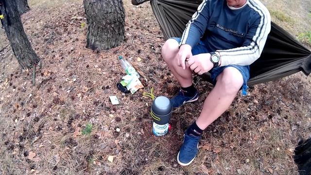 Лесные испытания титановой минигорелки BRS-3000T. Или новоая концепция питания велотуриста. ))) смотреть онлайн