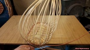 Плетение верёвочки в 4 прута по низу корзины "Ажурной", "Модницы"