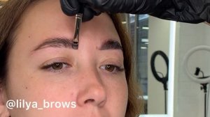 Ламинирование бровей составами от Lovely + счастье для бровей /коррекция воском от Brow Henna