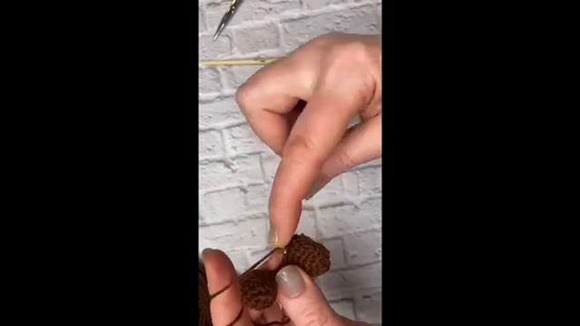 МК крючком "Мини-Чебурашка" Часть 1