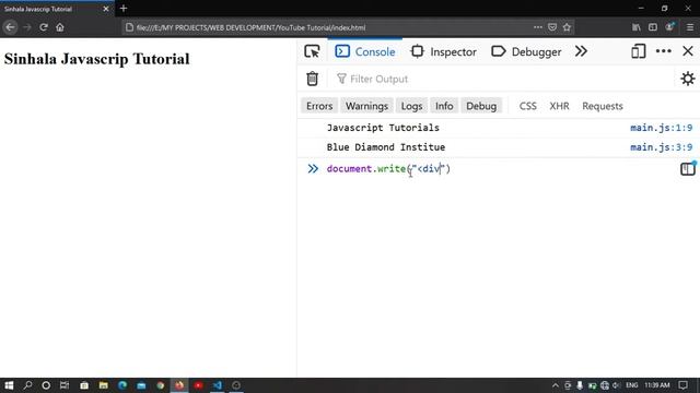 ? JavaScript ? Sinhala Tutorial Part 05 | Basic things, but important - Part 02 | A Level ?
