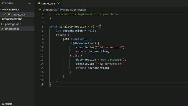 Design Patterns | Singleton | Javascript #fullvideo