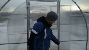 Теплица Сибирячка 2,5х4 метра. Монтаж в начале февраля