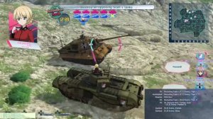 Girls und Panzer Dream Tank Match: St. Gloriana Domination Battle!