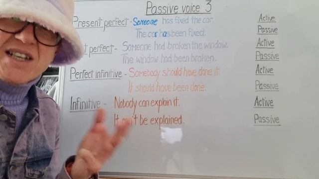 Passive voice - perfect tenses & infinitive verbs смотреть онлайн