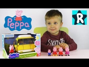 ★ СВИНКА ПЕППА Кемпинг Распаковка Машинки Peppa Pig Camping Playset unboxing Roma Show