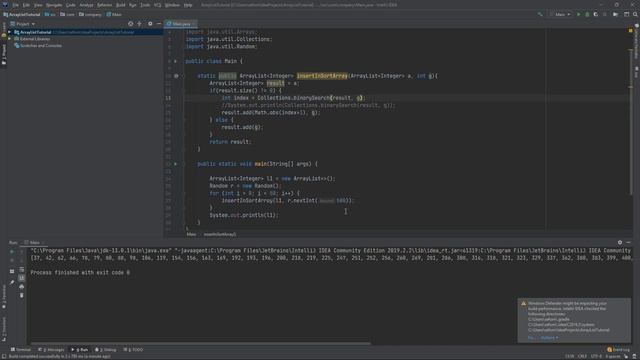 ArrayList и сортировка | JAVA