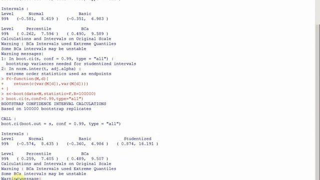 Bootstrapping e Intervalos de Confianza en R смотреть онлайн