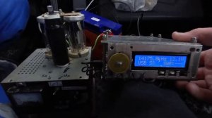 Испытание проволочной антенны Яги из пяти элементов на диапазоне 20 м с самодельной аппаратурой