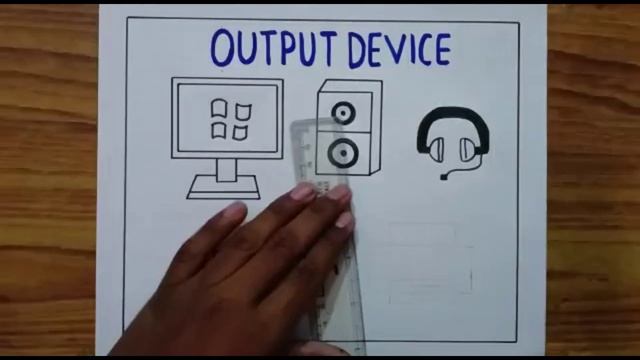 How to Draw Output Device / How to Draw Output Device Of Computer / Computer Parts Drawing смотреть онлайн