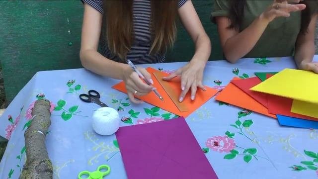 Гирлянда из флажков для детского праздника!