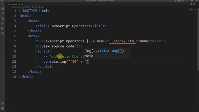 What is Operators in JavaScript? | Web Development (Tamil) | JS | Coding Awareness