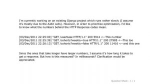 Django : Numbers following Django's HTTP Response Code