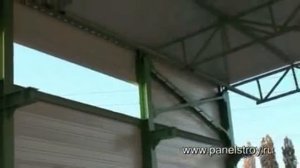 Монтаж кассетных сэндвич-панелей