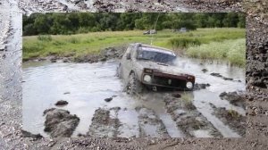 #155. Нива преодолевает болото [АВТО 4x4]