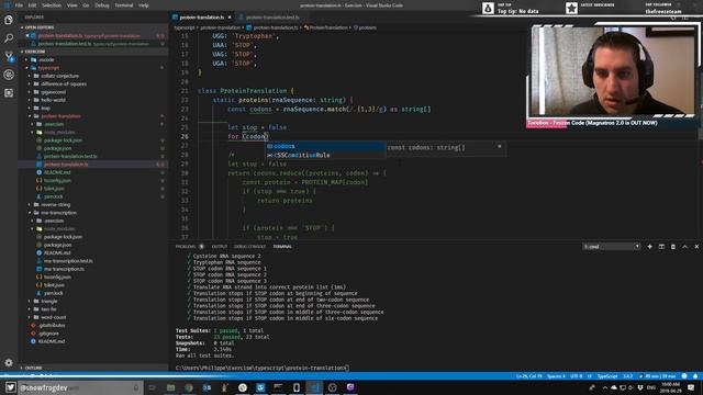 #100DaysOfCode working through exercism.io exercises смотреть онлайн