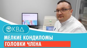 Мелкие кондиломы головки члена. Клинический случай №15