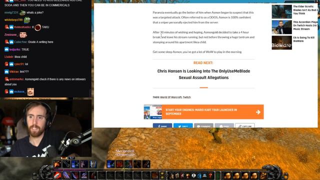 Asmongold Reacts To Articles Talking About Him DCing While Having 150k Viewers Playing Classic Wow смотреть онлайн