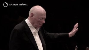 Farewell Bernard Haitink | LUCERNE FESTIVAL