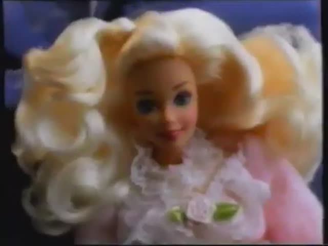 1994 Реклама Спящей (мягкой) Барби Маттел Bedtime Barbie doll (Portugues)