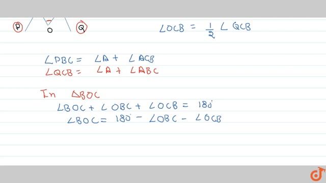 The sides AB and AC of a `Delta ABC` are produced to P and Q respectively. If the bisectors of `/_ смотреть онлайн