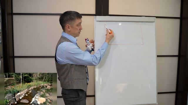 Технология строительства ручья. Обустройство берега ручья.