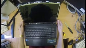 Как поменять экран дисплей на ноутбуке Acer 4732Z / How to dissasemble display LCD laptop Acer