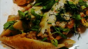 Фаршированные Ракушки фаршем