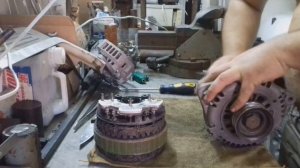 Ремонт генератора HITACHI автомобиля Nissan Maxima A32