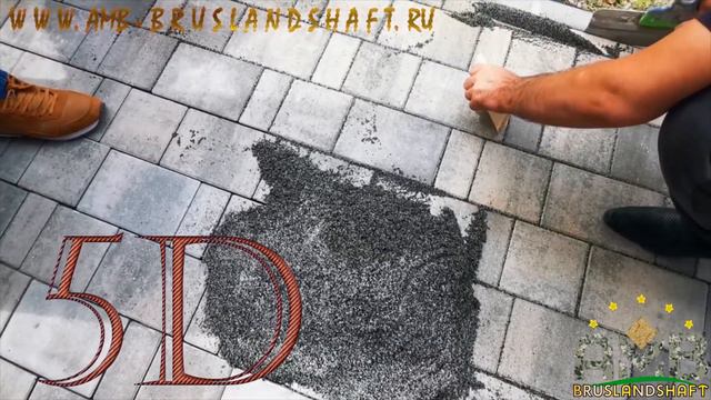 Чем заделать затереть швы у вибропрессованной плитки и брусчатки