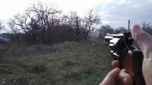 Стрельба с Флобера на 30 метров.