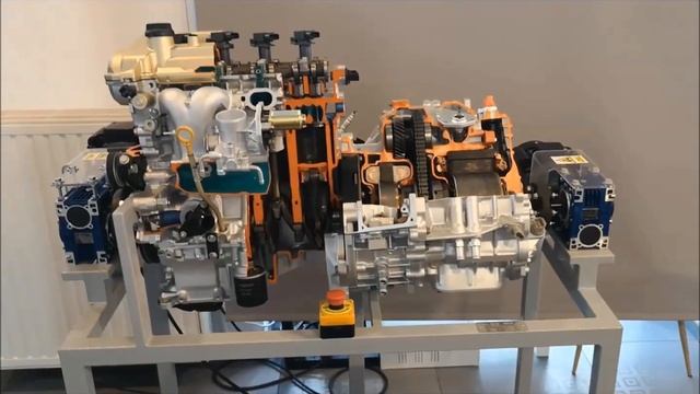 CUTAWAY MODEL HYBRID ENGINE HYBRID SYNERGY DRIVE - GASOLINE AND ELECTRIC www.autodiagnostyka24.pl смотреть онлайн