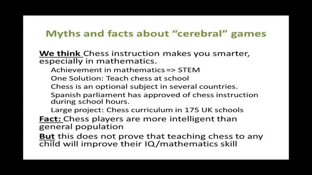 Cognitive Benefits of Learning to Play Chess and Other Strategy Games - Dr Chandramallika Basak смотреть онлайн