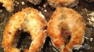 Жареная осетрина