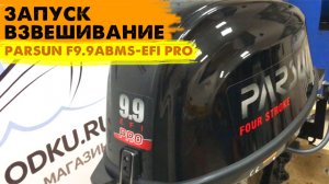 Инжектор 9.9 EFI взвешиваем, запускаем