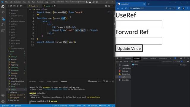forwardRef Explained with Example in react js