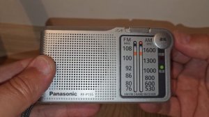 Panasonic RF-P155. Прием на средних волнах и УКВ.