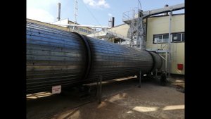 Шлифовка бандажа сушильного барабана