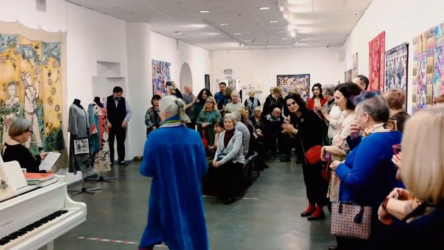 Открытие выставки "Русский стиль.  Взгляд из 21 века. Текстильные истории" в Галерее Нагорная