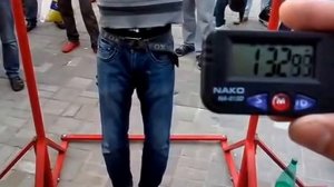 Турник с аттракционов. 3 минуты. Это Рекорд!