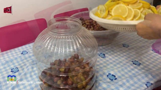 Kahvaltılık Salamura Limon | Pickled Breakfast Lemon | Limon Turşusu | فطور مخلل بالليمون [K.DERE]