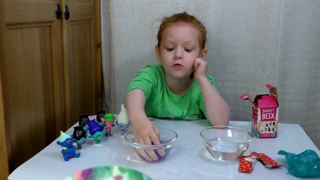 ТРОЛЛИ игрушки от Свитбокс Sweet Box Trolls Dreamworks смотреть онлайн