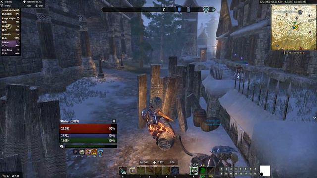 Elder Scrolls Online Small scale Shadow`s League 17.12.2017 (Часть 3), игра на хиле смотреть онлайн