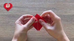 Origami Paper Heart / DIY Valentine's Day Origami Heart  ❤️